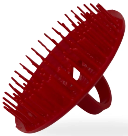 FMS Hair & Scalp Shampoo Massage Brush - Red